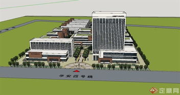 現代工廠辦公區建筑規劃設計 數字化模型在建筑工程中的應用